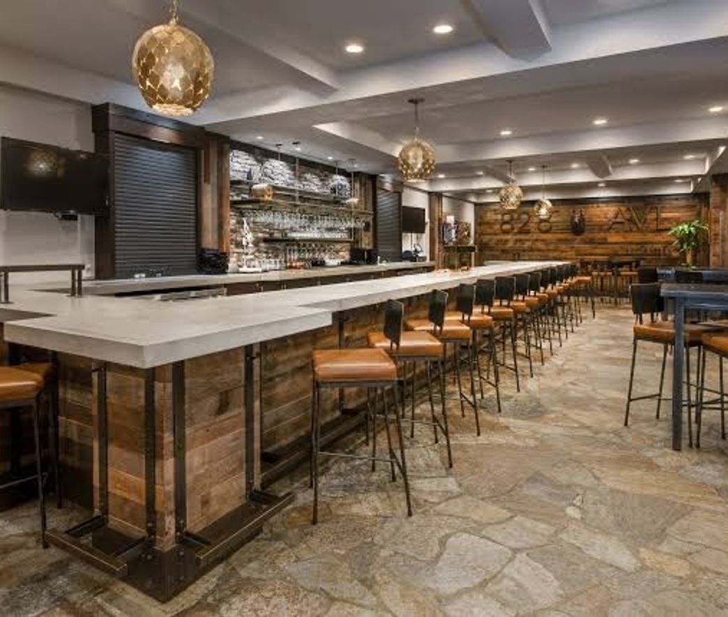 Blueprint Builders commercial construction Crowne Plaza Asheville bar